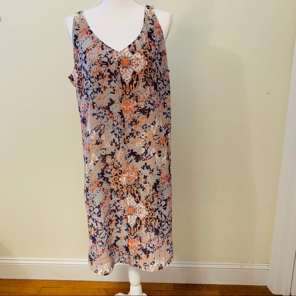 CAbi Fresco Lined Slip Dress -Large